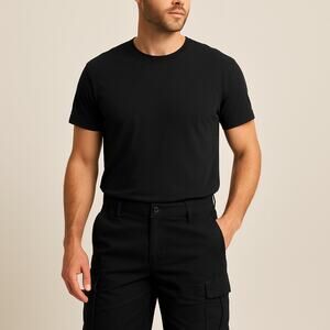 George Black Cargo Shorts Men’s Size 30 Casual Cotton Blend